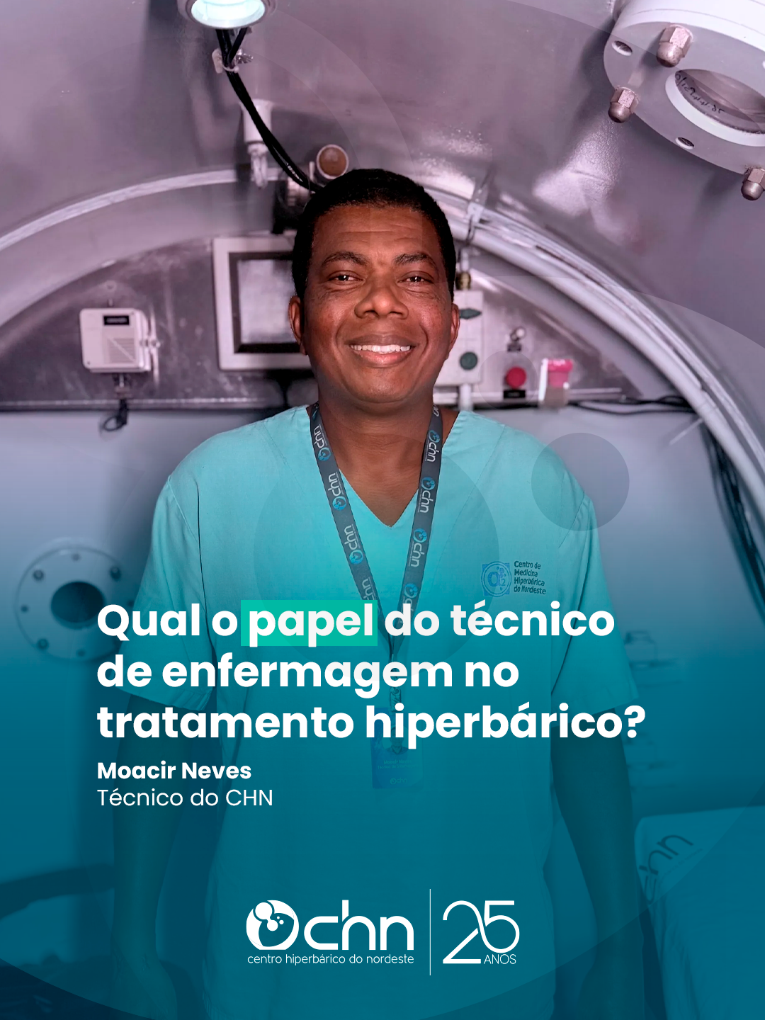 Qual o papel do técnico de enfermagem no tratamento hiperbárico?
